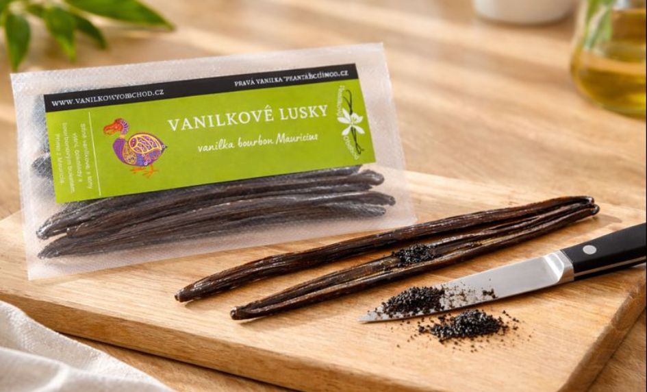 vanilkové lusky balení